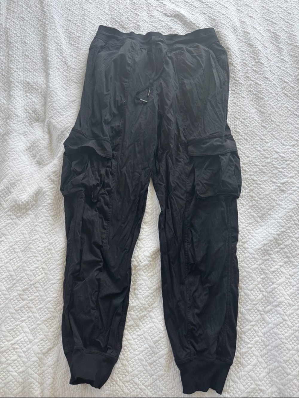 Lululemon Black Cargo Jogger Pants